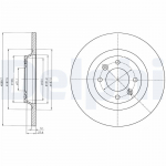 Piduriketas DELPHI BG4322