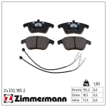 Piduriklotsi komplekt,ketaspidur ZIMMERMANN 24332.185.2