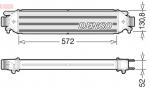 Kompressori&otilde;hu radiaator DENSO DIT09103