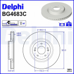Piduriketas DELPHI BG4683C