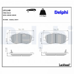 Piduriklotsi komplekt,ketaspidur DELPHI LP1140