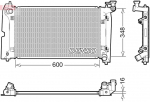Radiaator,mootorijahutus DENSO DRM50111
