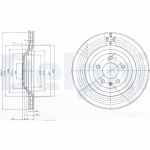 Piduriketas DELPHI BG3991