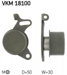 Pingutusrull,Hammasrihm SKF VKM 18100