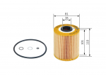 &Otilde;lifilter BOSCH 1 457 429 638