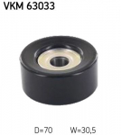 Seade-/juhtrull,soonrihm SKF VKM 63033