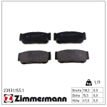 Piduriklotsi komplekt,ketaspidur ZIMMERMANN 23931.155.1