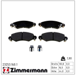 Piduriklotsi komplekt,ketaspidur ZIMMERMANN 23253.160.1