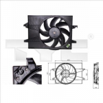 Ventilaator,mootorijahutus TYC 810-0025