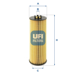 &Otilde;lifilter UFI 25.019.00