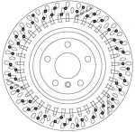 Piduriketas TRW DF6835S
