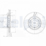 Piduriketas DELPHI BG3695