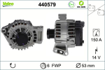 Generaator VALEO 440579