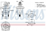 EGR-klapp NISSENS 98474