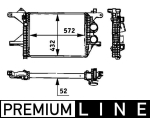 Kompressori&otilde;hu radiaator MAHLE CI 94 000P