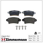 Piduriklotsi komplekt,ketaspidur ZIMMERMANN 23669.170.1