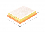 &Otilde;hufilter BOSCH 1 457 433 054