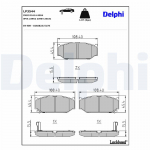 Piduriklotsi komplekt,ketaspidur DELPHI LP3544