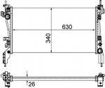 Radiaator,mootorijahutus MAHLE CR 1122 000P