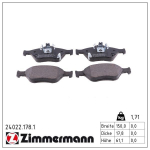 Piduriklotsi komplekt,ketaspidur ZIMMERMANN 24022.178.1