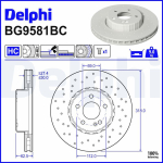 Piduriketas DELPHI BG9581BC