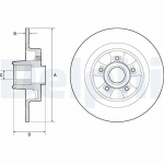 Piduriketas DELPHI BG9133RS
