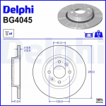Piduriketas DELPHI BG4045