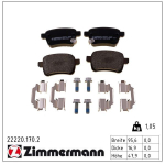 Piduriklotsi komplekt,ketaspidur ZIMMERMANN 22220.170.2