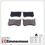 Piduriklotsi komplekt,ketaspidur ZIMMERMANN 25219.180.1