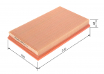 &Otilde;hufilter BOSCH 1 457 433 740