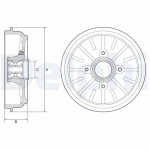 Piduritrummel DELPHI BFR576
