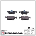 Piduriklotsi komplekt,ketaspidur ZIMMERMANN 24912.185.1