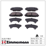 Piduriklotsi komplekt,ketaspidur ZIMMERMANN 24347.180.1