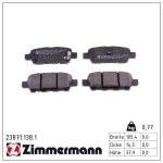 Piduriklotsi komplekt,ketaspidur ZIMMERMANN 23871.138.1