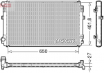 Radiaator,mootorijahutus DENSO DRM32048