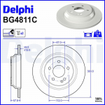 Piduriketas DELPHI BG4811C