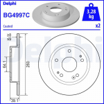 Piduriketas DELPHI BG4997C
