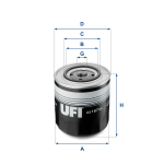 &Otilde;lifilter UFI 23.167.00