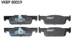 Piduriklotsi komplekt,ketaspidur SKF VKBP 80019
