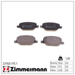 Piduriklotsi komplekt,ketaspidur ZIMMERMANN 23760.175.1