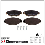 Piduriklotsi komplekt,ketaspidur ZIMMERMANN 23279.185.1