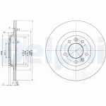Piduriketas DELPHI BG3836