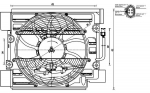 Ventilaator,kliimakondensaator MAHLE ACF 23 000S