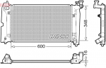 Radiaator,mootorijahutus DENSO DRM50110