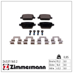 Piduriklotsi komplekt,ketaspidur ZIMMERMANN 24537.160.2
