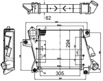 Kompressori&otilde;hu radiaator MAHLE CI 508 000S