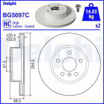 Piduriketas DELPHI BG5097C