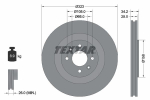 Brake Disc TEXTAR 92267103