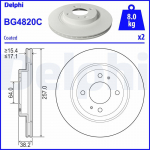 Piduriketas DELPHI BG4820C