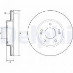 Piduriketas DELPHI BG4955C